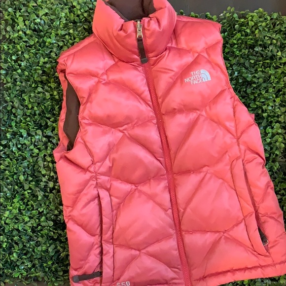 North Face Dusty Rose Down Puffer Vest 